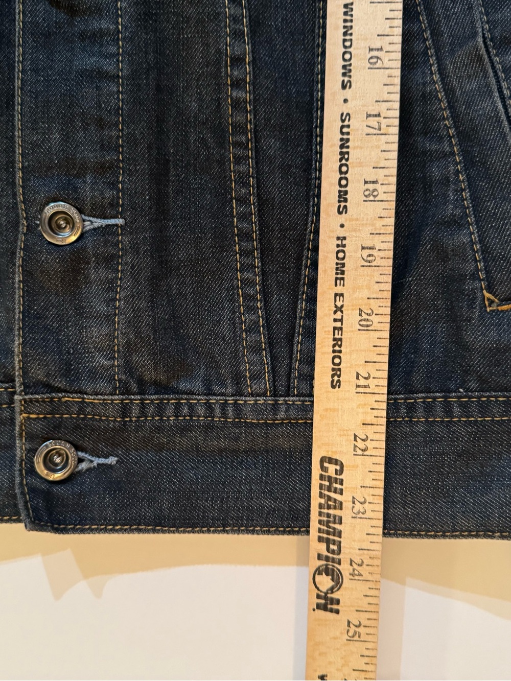 Vintage RG 512 Sleeveless Blue Jean Jacket - Picture 5 of 13